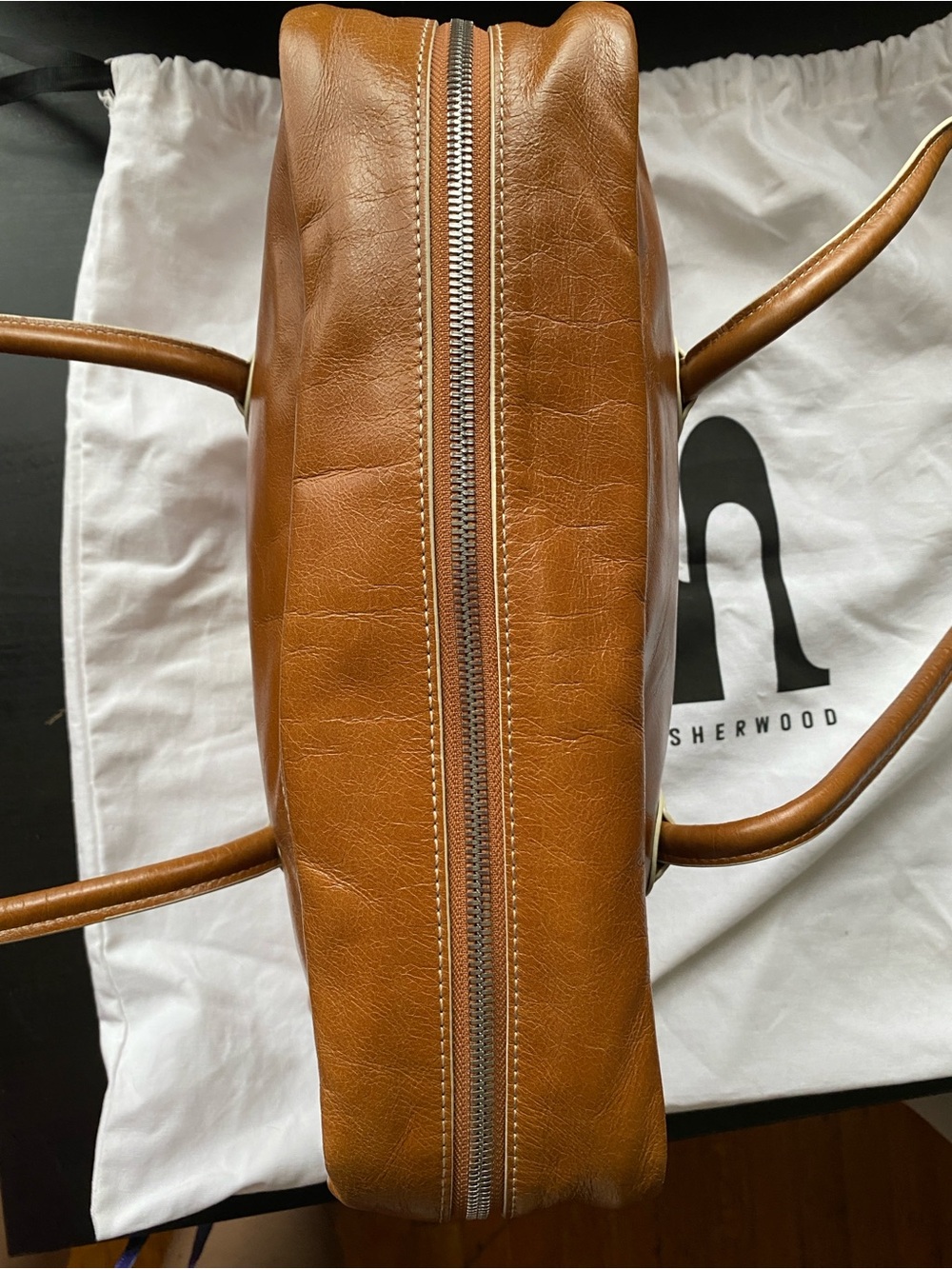 Like New Marge Sherwood brown Soft Boston bag - Picture 8 of 12